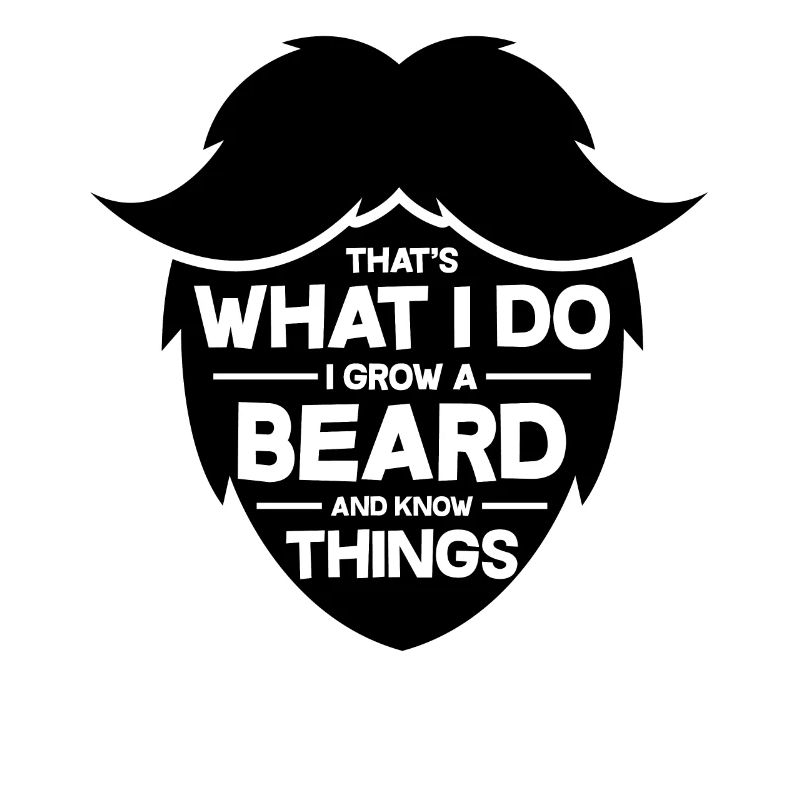 Bart Bärtig Bartträger Hipster Vollbart Geschenk