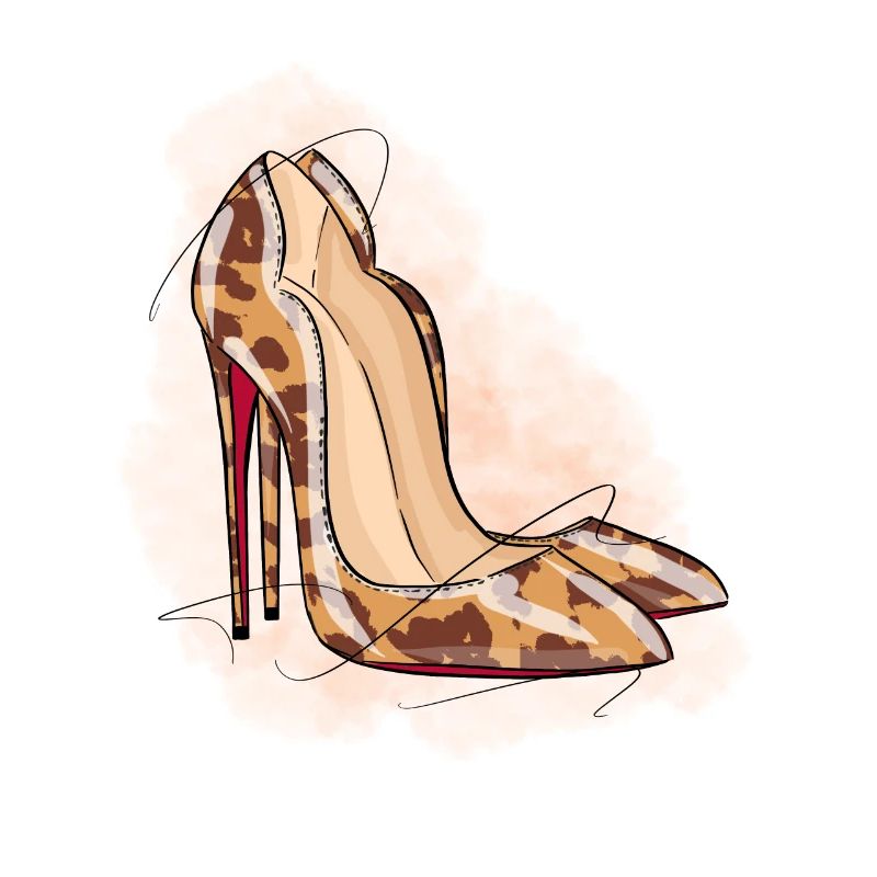 Talons hauts stylés en léopard