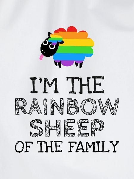 Ich bin das Regenbogen Schaf