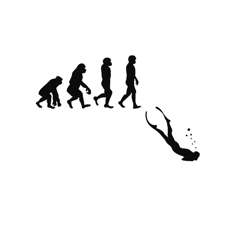Freitaucher Apnoe Evolution Tauchen Design