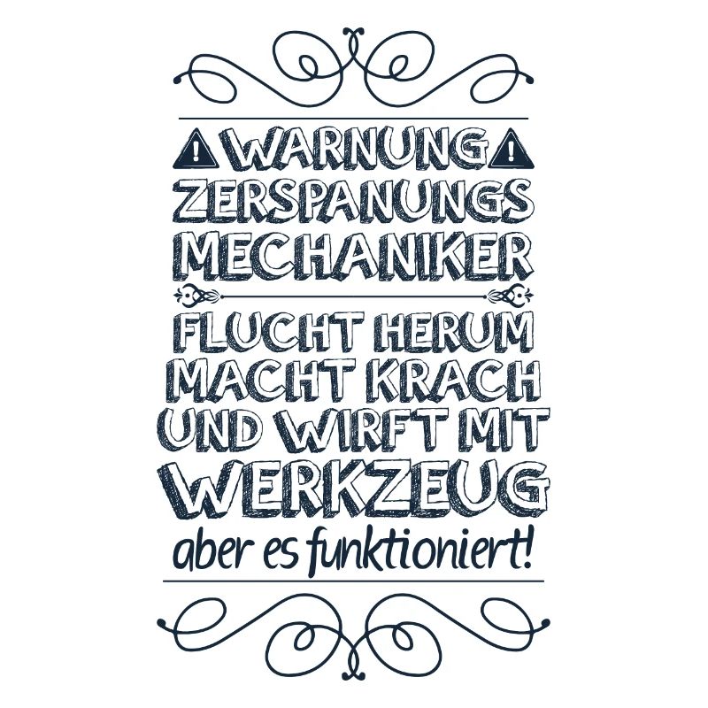 Zerspanungsmechaniker Zerspaner Geschenkidee