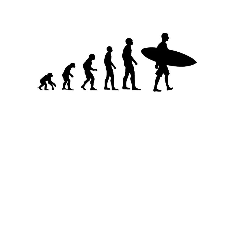 Surfer Evolution of Man Surf Surfboard