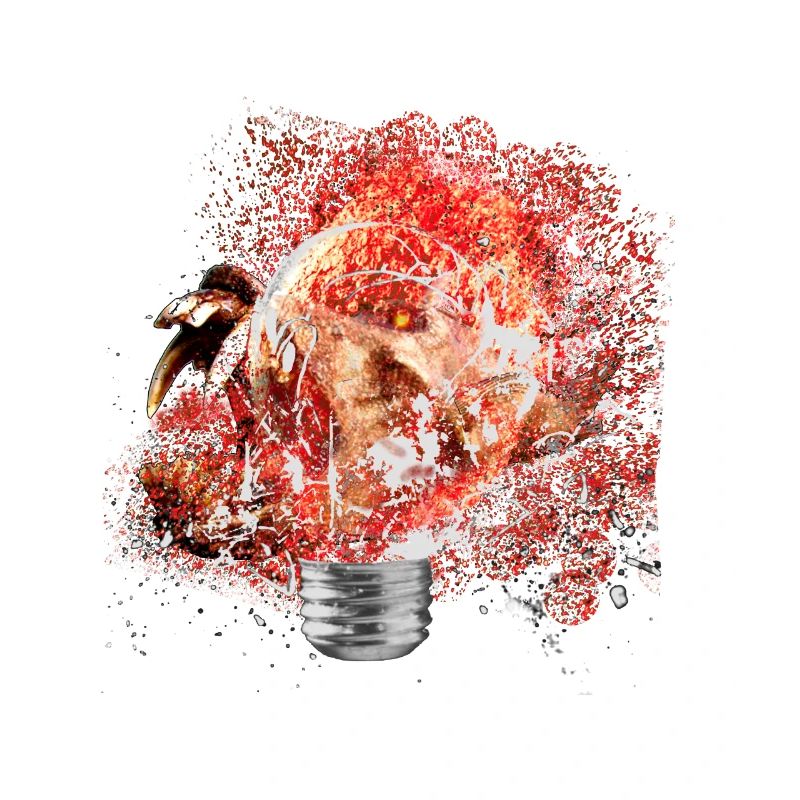 Creepy Fish Water Light Bulb