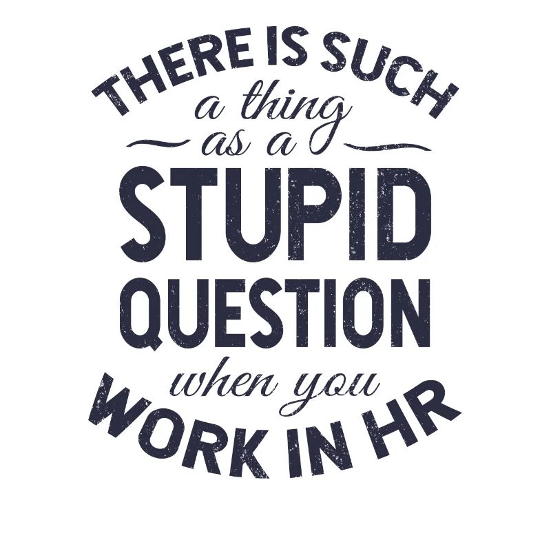 Stupid Question in HR Gift, Funny Human Resources