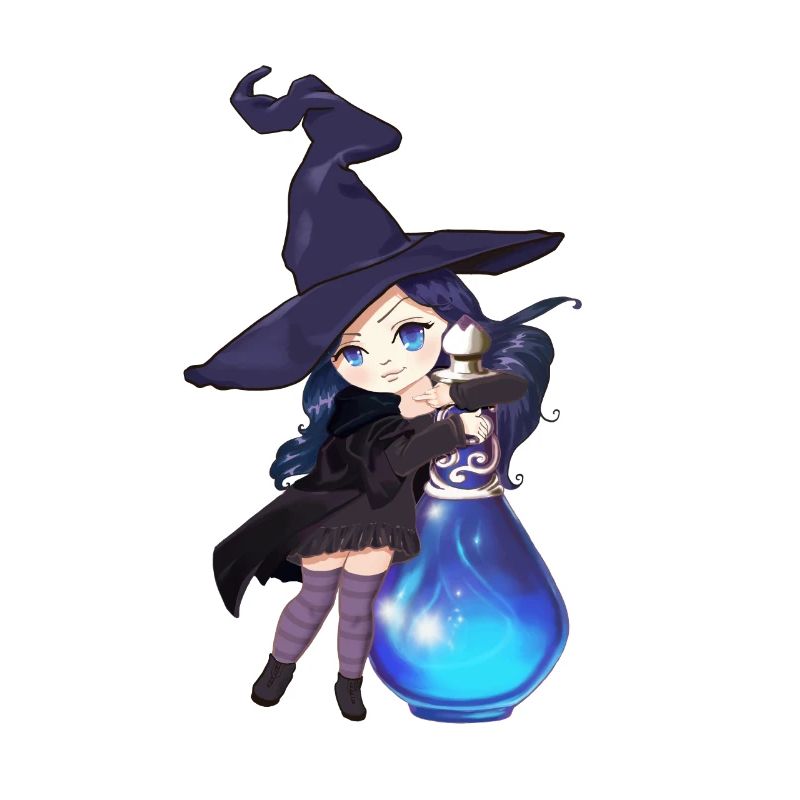 Magic mouse with mana potion