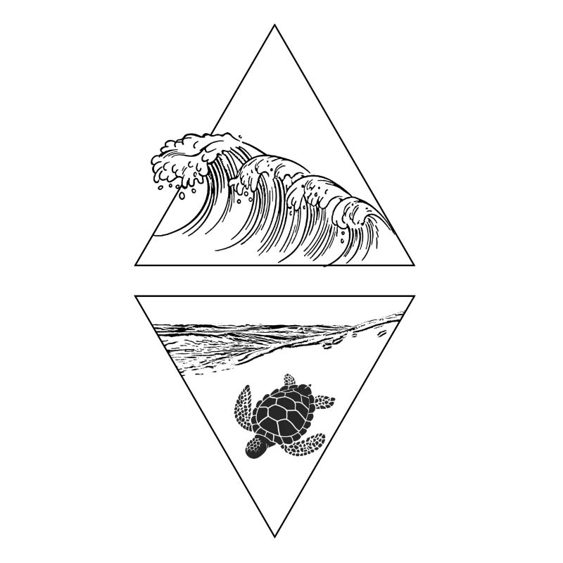 Dreieck Wave Turtle