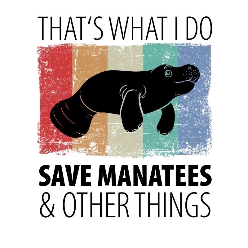 Manatees Funny Manatee