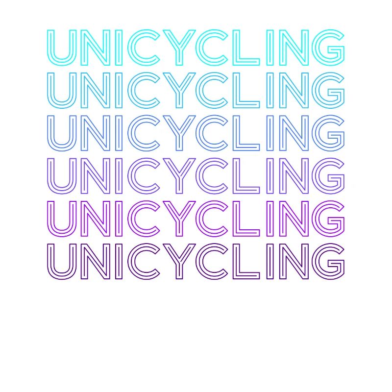 Unicycling Unicycle Retro