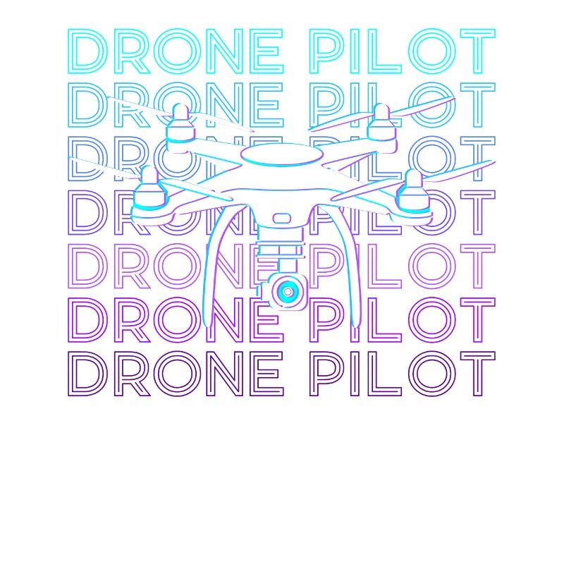Drone Pilot Drone Flyer Retro Cadeau