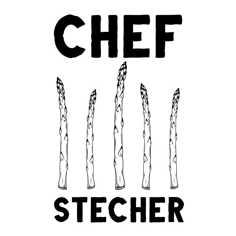 Chefstecher Spargelstecher Spargelernte Bauer