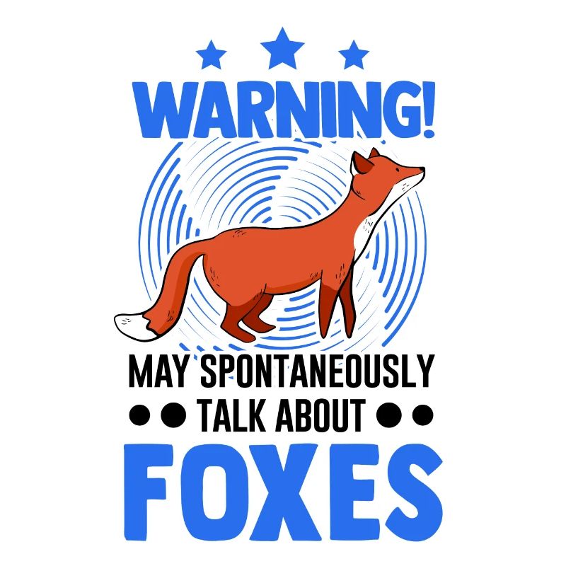 Avertissement Fox Gift Arctic Fox Redfucks