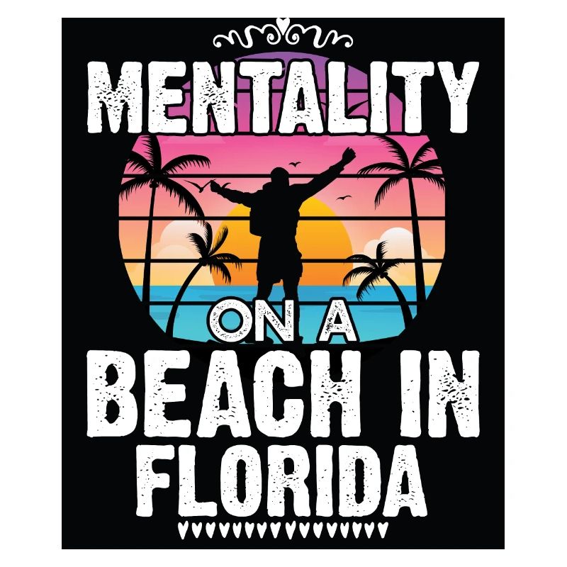 Mentality on a beach in florida