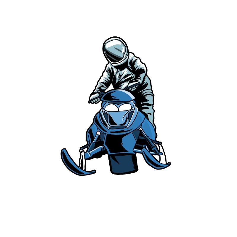 Snowmobile Snowmobile Astronaut