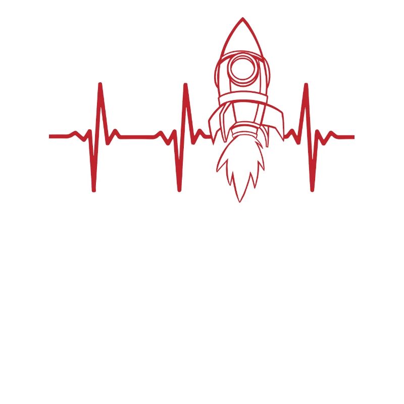 Fusée spatiale Heartbeat Vaisseau spatial Heartbeat
