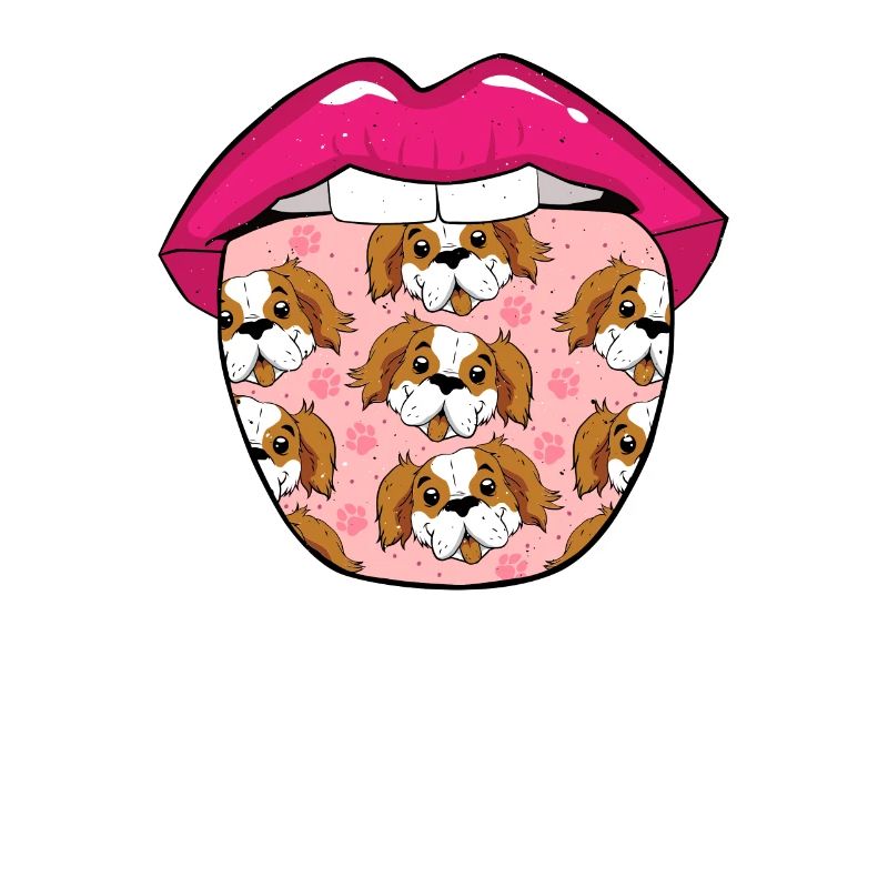 Pekingese lips