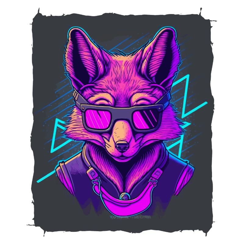 Fuchs mit Brille