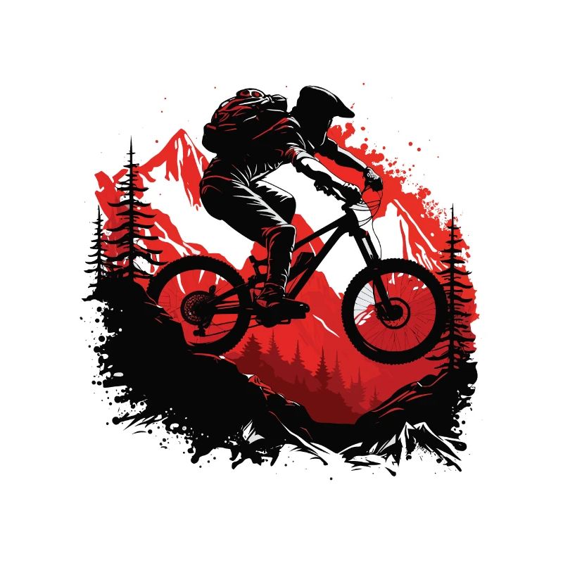 MBR mountain biker