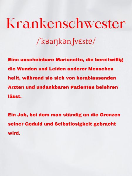 Krankenschwester Definition