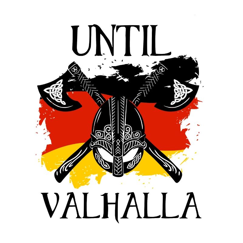 Until Valhalla mit Deutsche Flagge