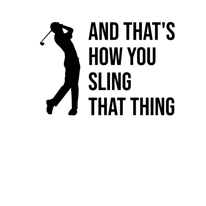 Lustiger Golf Spruch - Comment vous éliminez cette chose