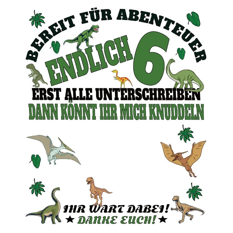 6. Geburtstag Junge & Mädchen Gästebuch