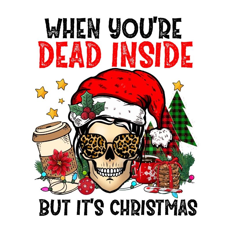 Dead Inside Christmas Design