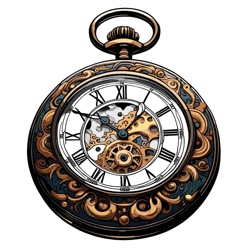 Clock / Movement / Time / Hands / Time / Antique