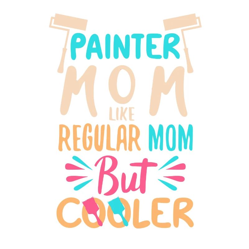Maman peintre comme un papa normal mais plus cool