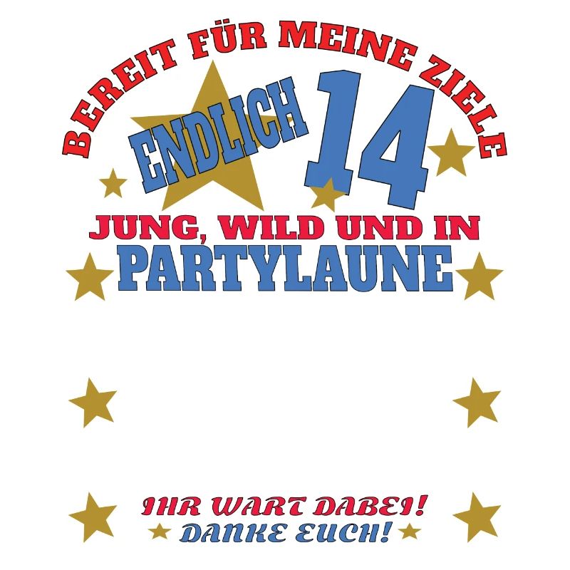 14. Geburtstag Mädchen & Junge Gästebuch