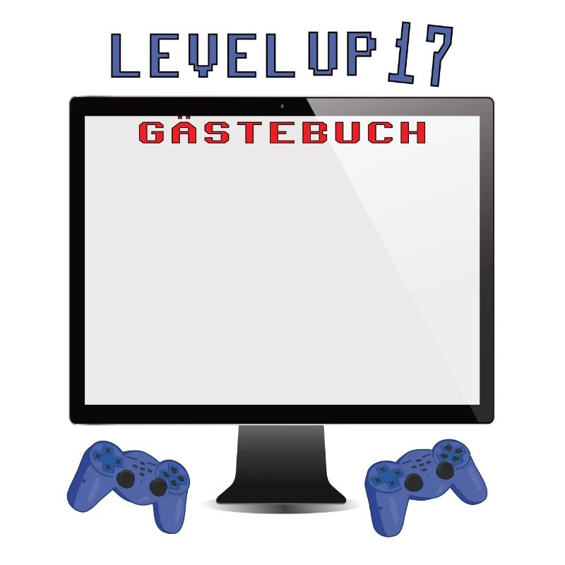 17. Geburtstag Mädchen & Junge Gästebuch