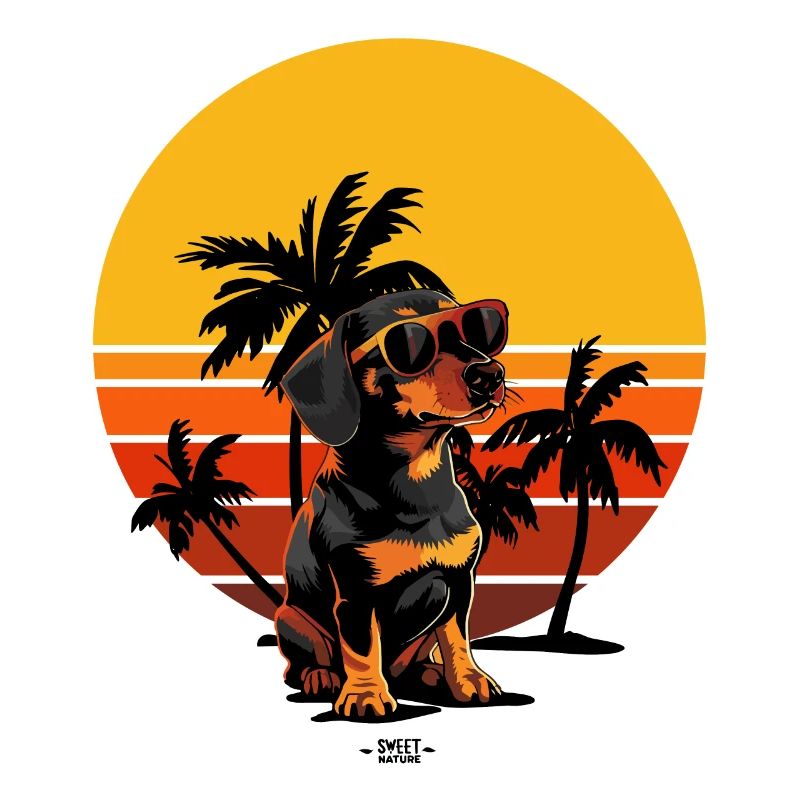 Sunset Paws