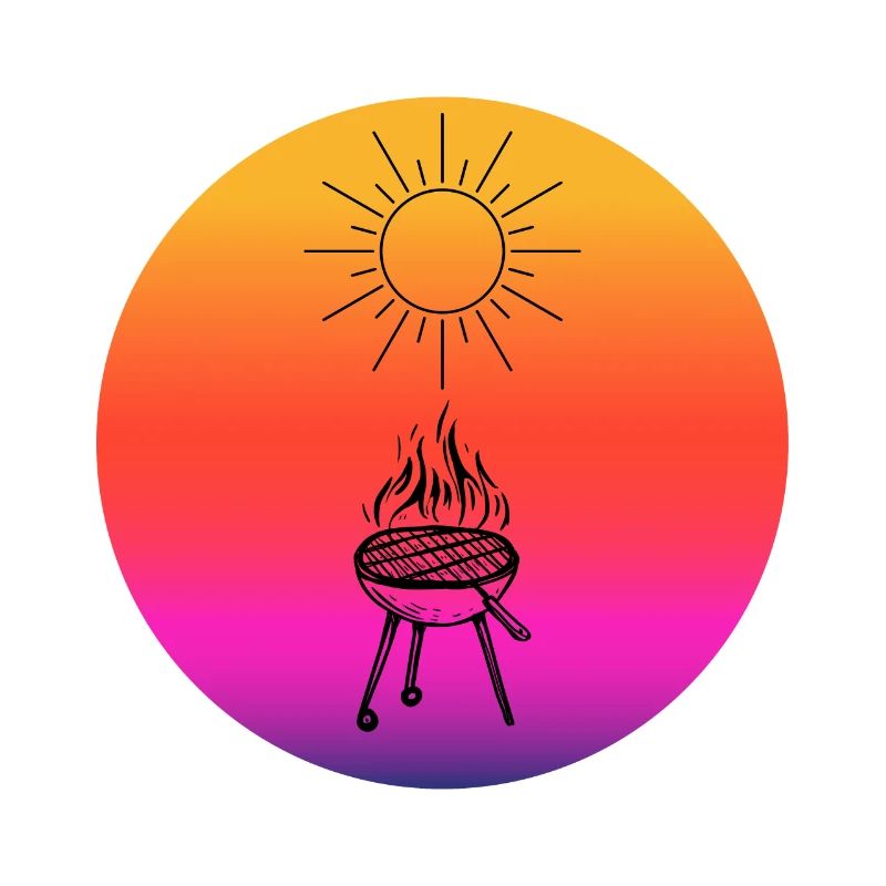 Retro Sun Grilling