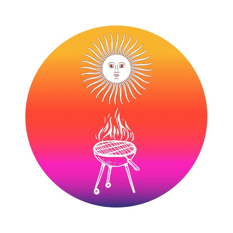 Retro Sun Grilling