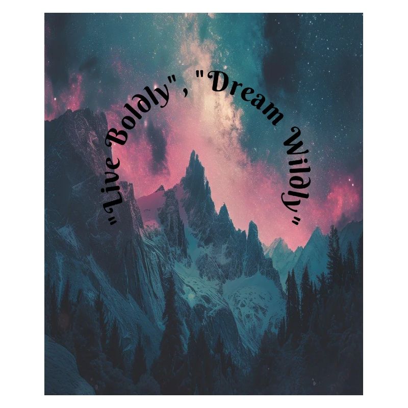 Live Boldly Dream Wildly