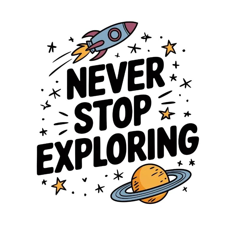 Never stop exploring
