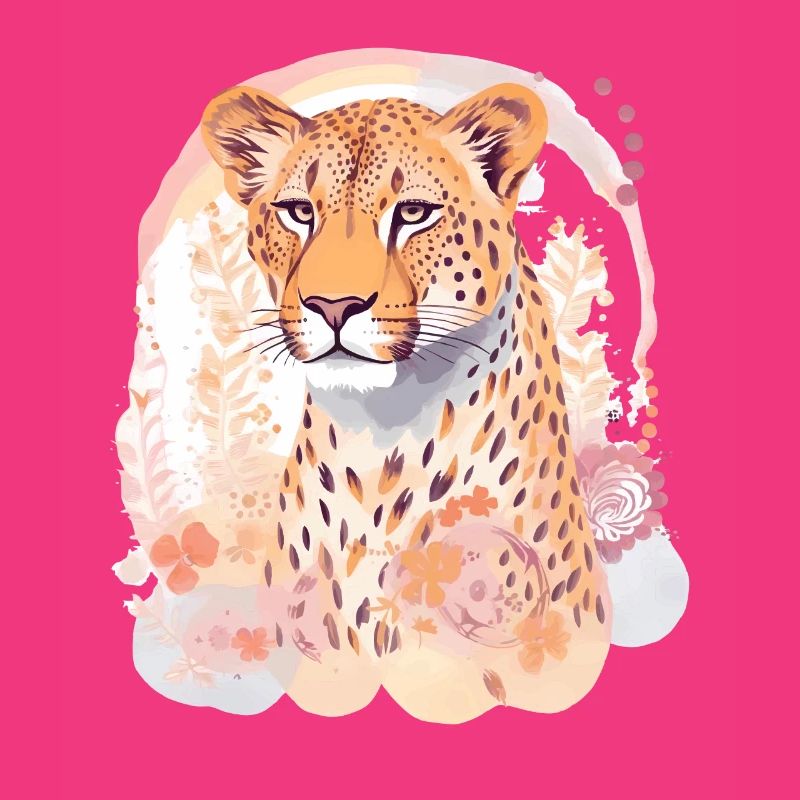 Guépard Fleurs de guépard