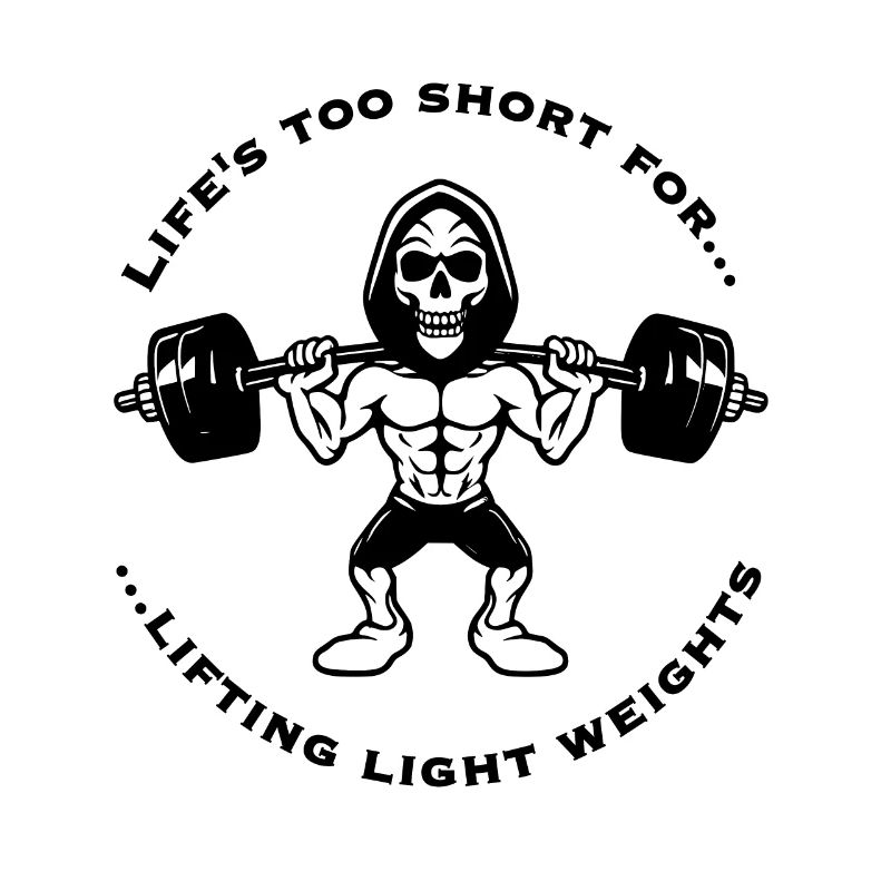 Gym Statement Lifting Heavy Weights