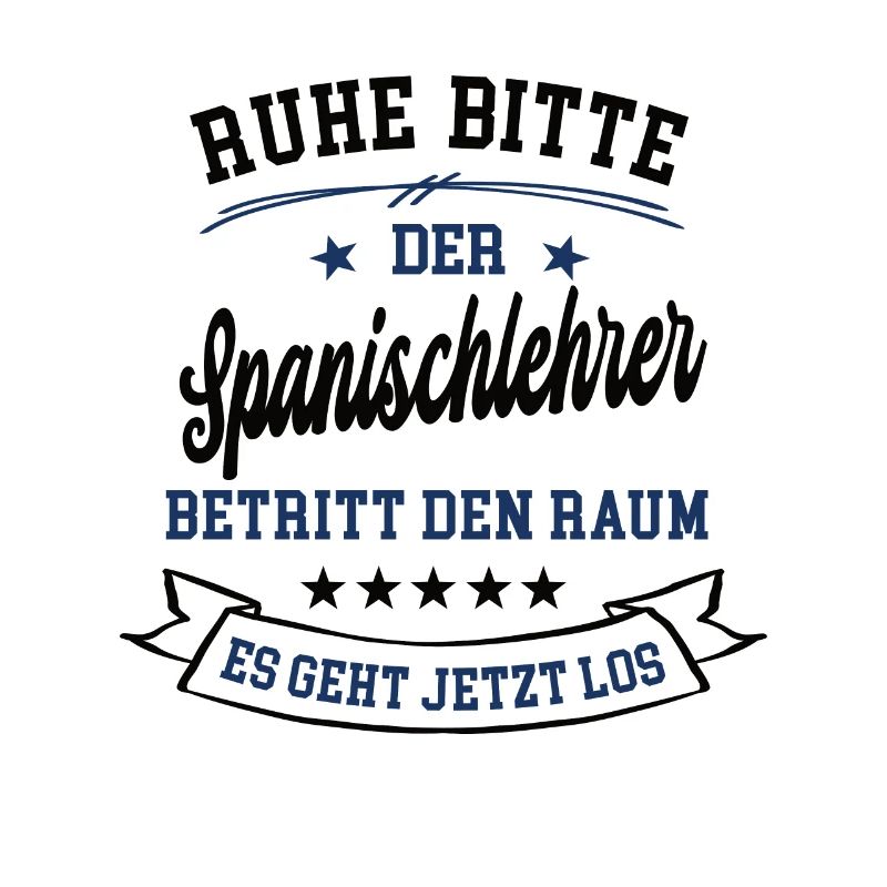 Ruhe Bitte Der Spanischlehrer Betritt Den Raum