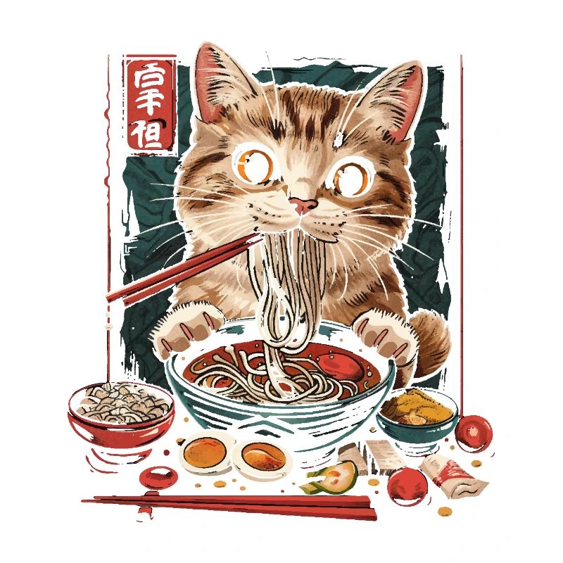 Anime Ramen Essen funny Geschenk Design