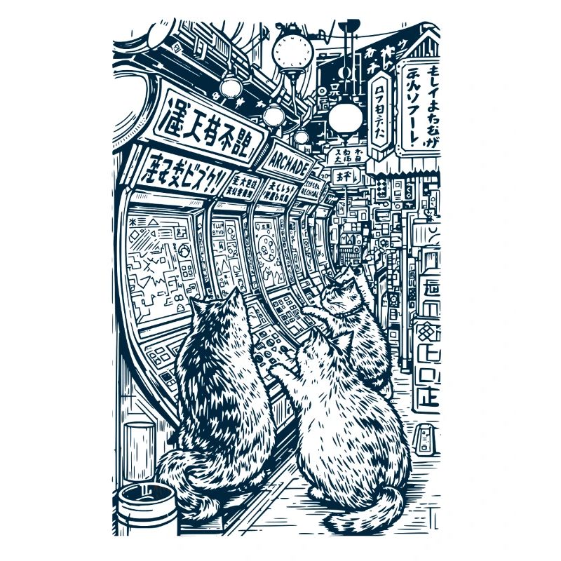 Gatti Arcade Gioco Giapponese