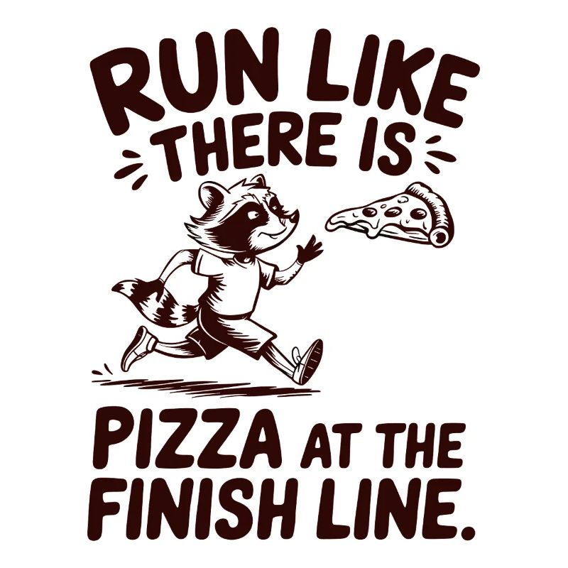 Courez comme un marathonien, pizza à l’arrivée