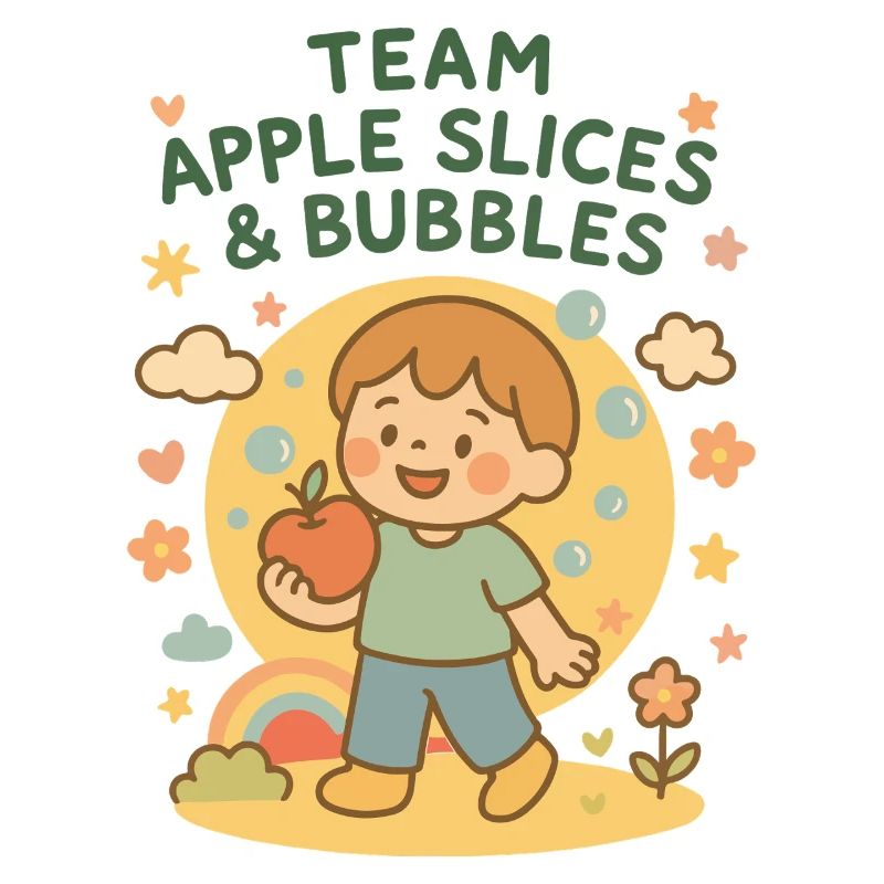 Team Apple Slices & Bubbles Fun Kindergarten