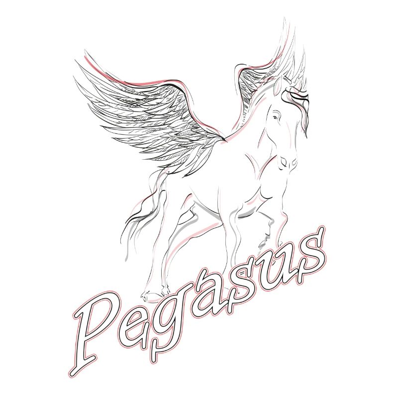 Pegasus! Das fliegende Pferd!