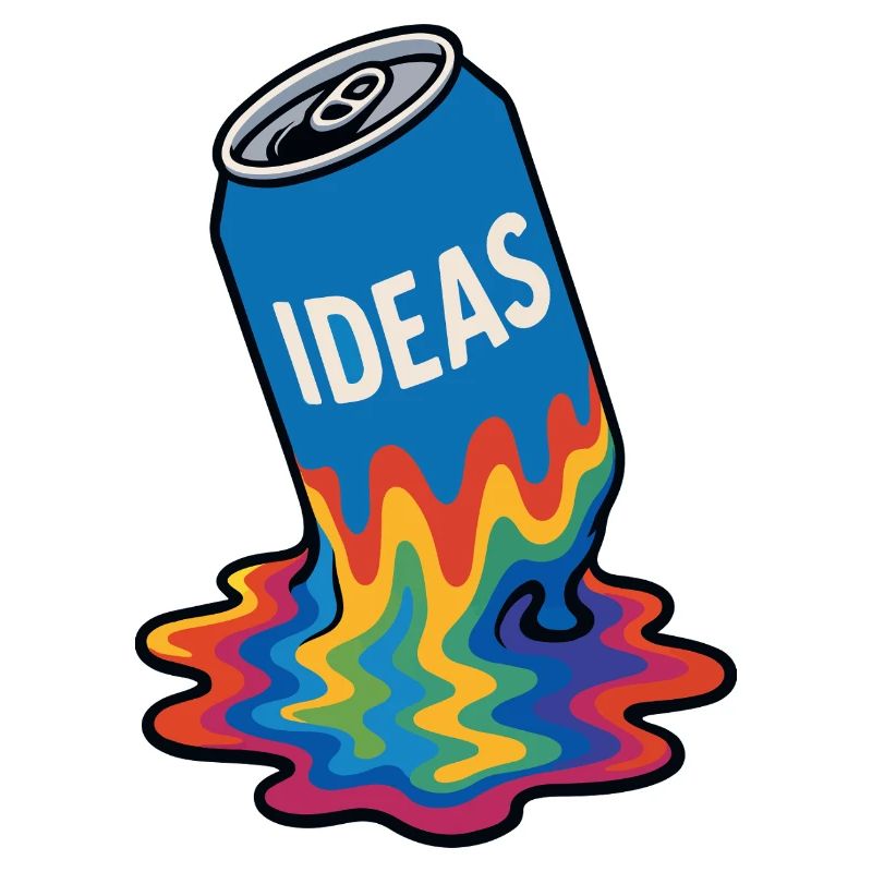Ideas Melting Rainbow Can