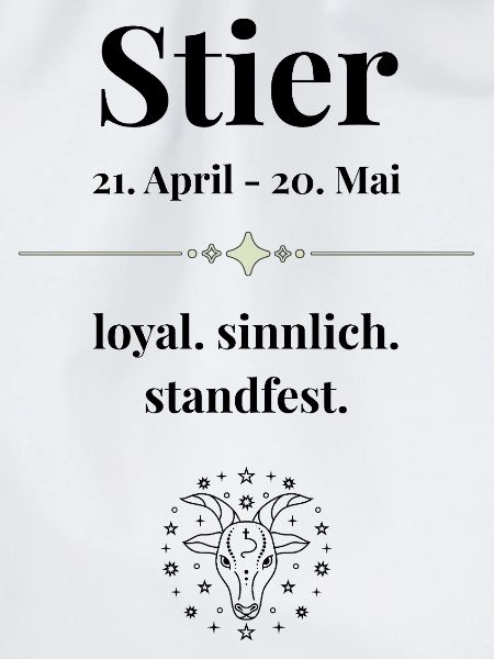 Stier Sternzeichen Eigenschaften