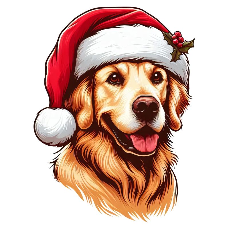 Père Noël Retriver doré