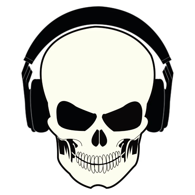 skull and helmet
