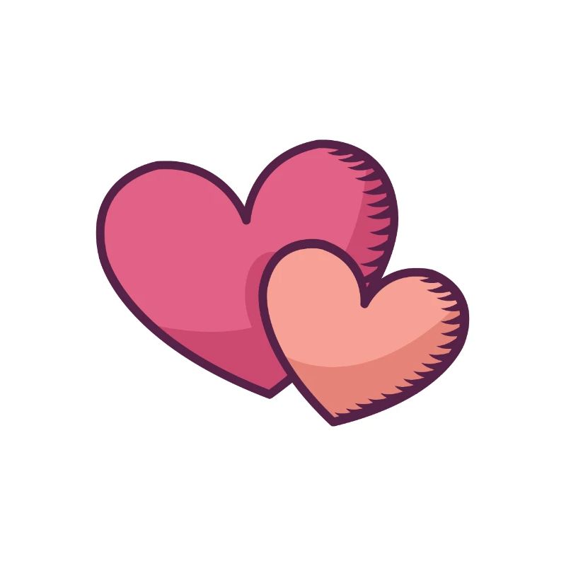 Two Pink Hearts