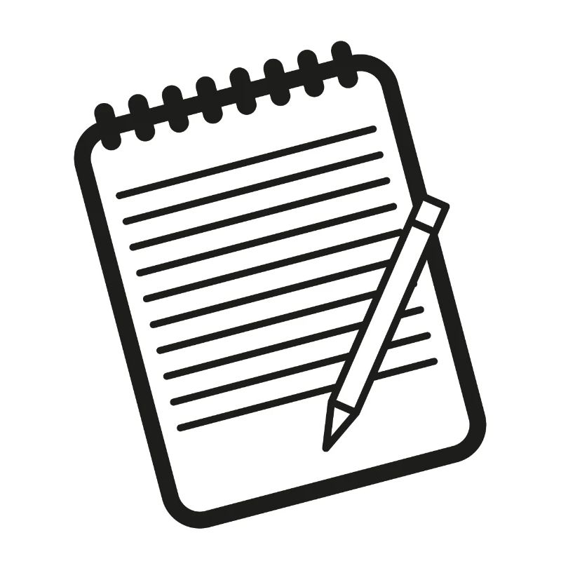 Liste de contrôle Notes Devoirs