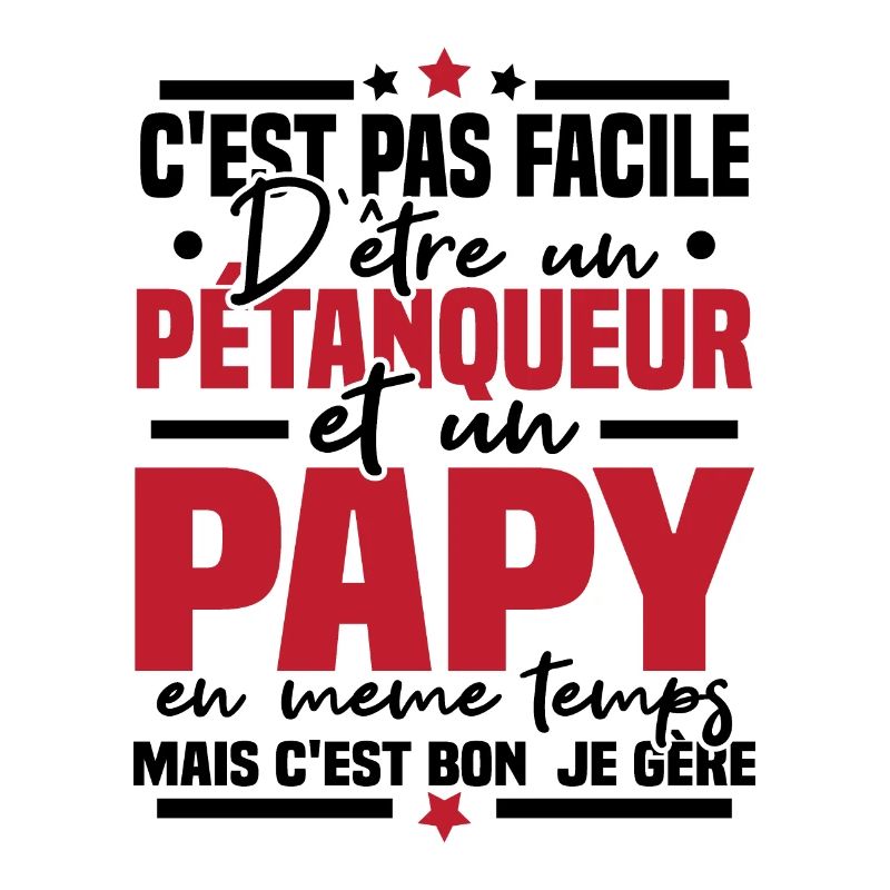 Pétanqueur et Papy